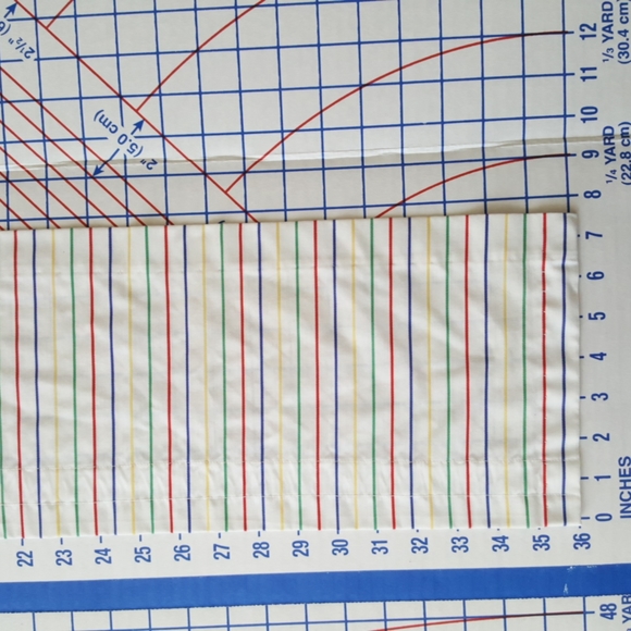 2 Curtains, 1 Valance Stripes Circus Kids Window Treatment - Picture 7 of 8